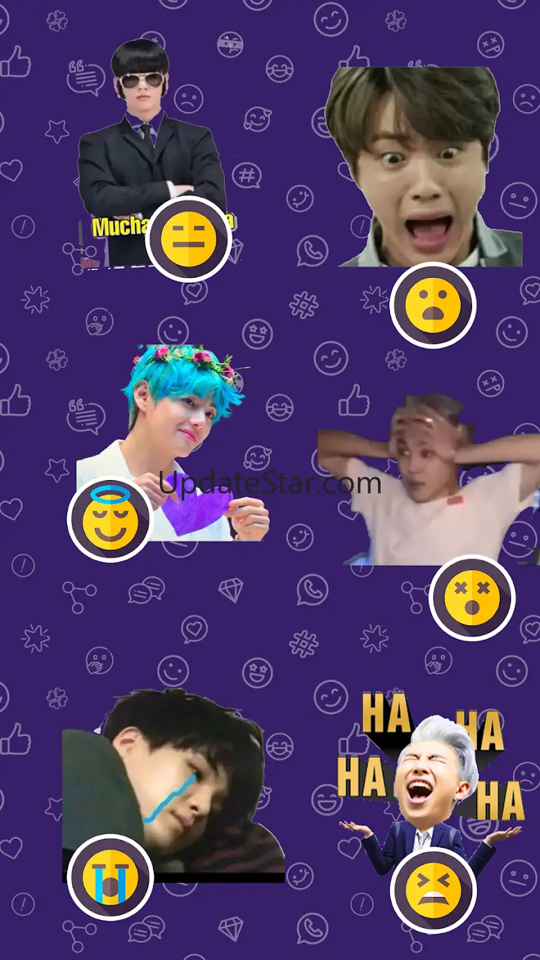 BTS Stickers  KPOP army 5.0