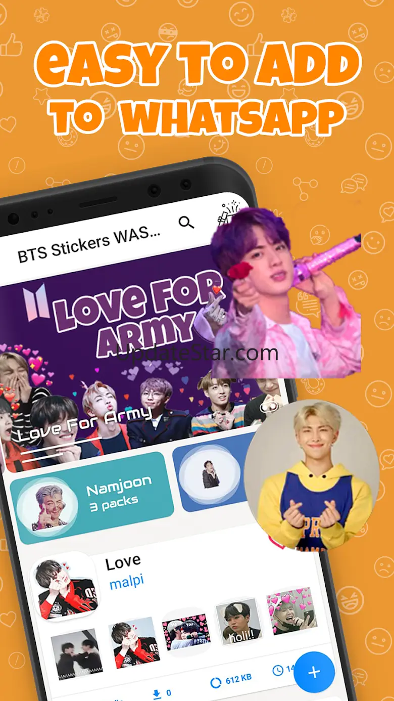 BTS Stickers  KPOP army 5.0