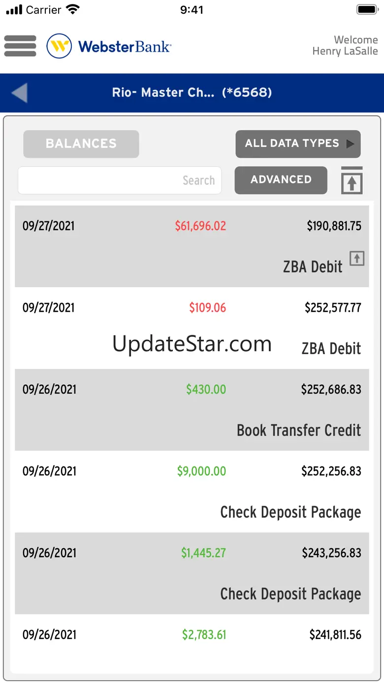 Webster SNB e-Treasury Mobile 23.1.0