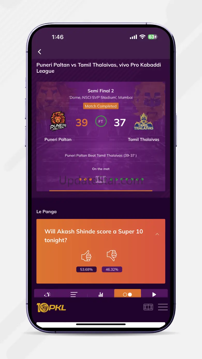 Pro Kabaddi Official App 5.6