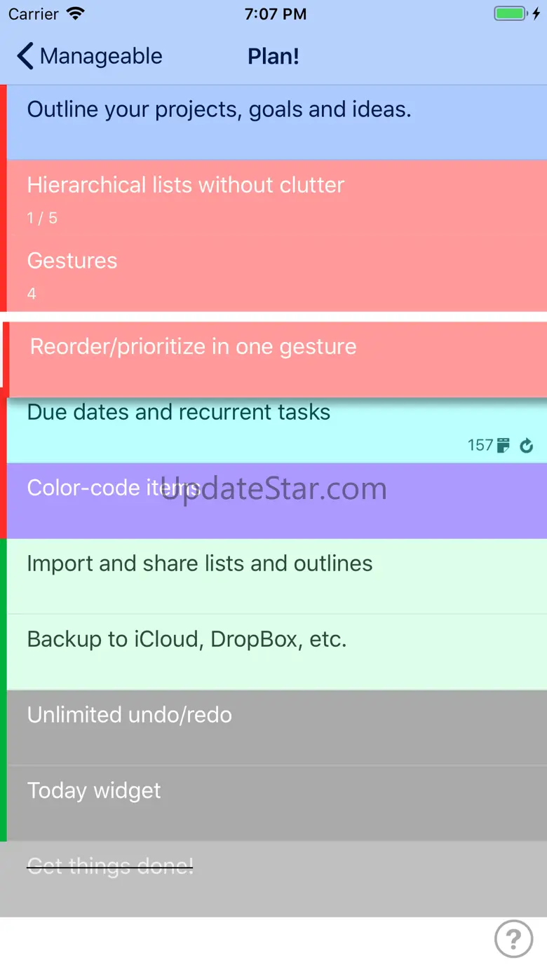 Manageable: Nested ToDo Lists 2.1