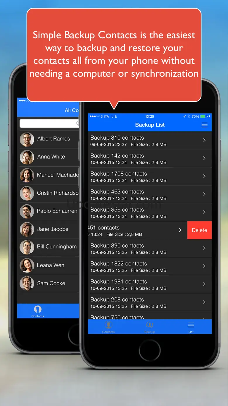 Simple Backup Contacts 2.4