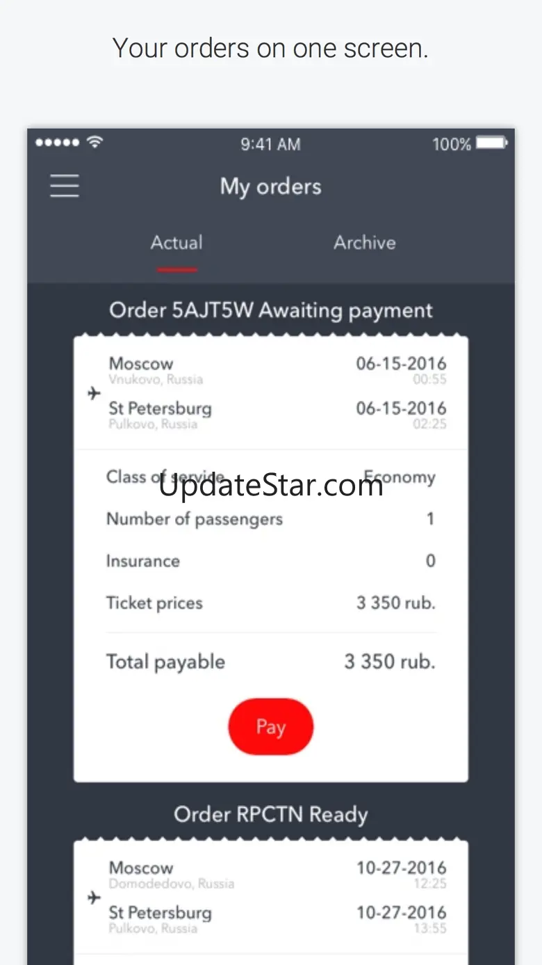 Aviakassa - cheap flights 1.1.38