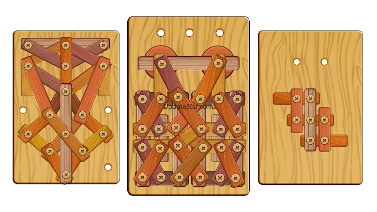 Wood Nuts & Bolts Puzzle 4.9.1