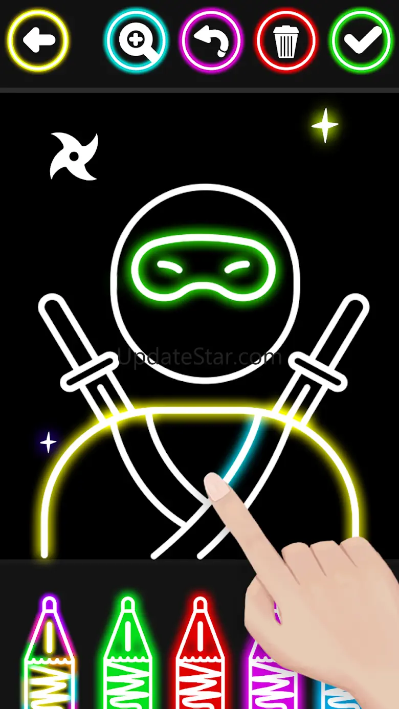 Boys Ninja Coloring & Memory