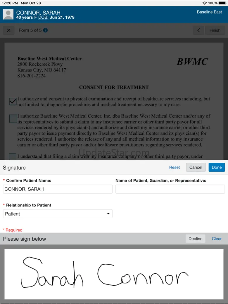 Patient eSignature 9.0.1