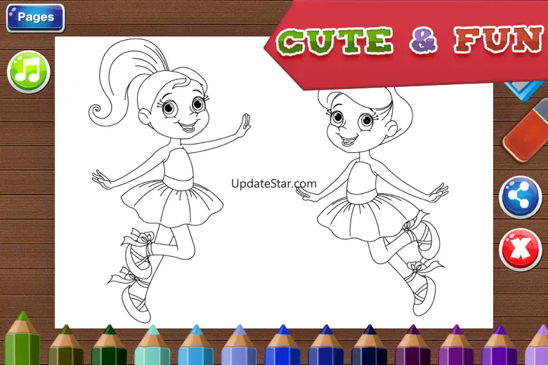 Coloring Pages for Girls - Fun Games for Kids 1.1