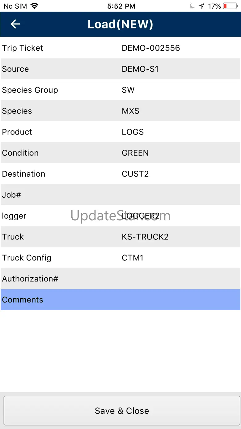 Connected Forest™ - LoaderWiz 6.0.13