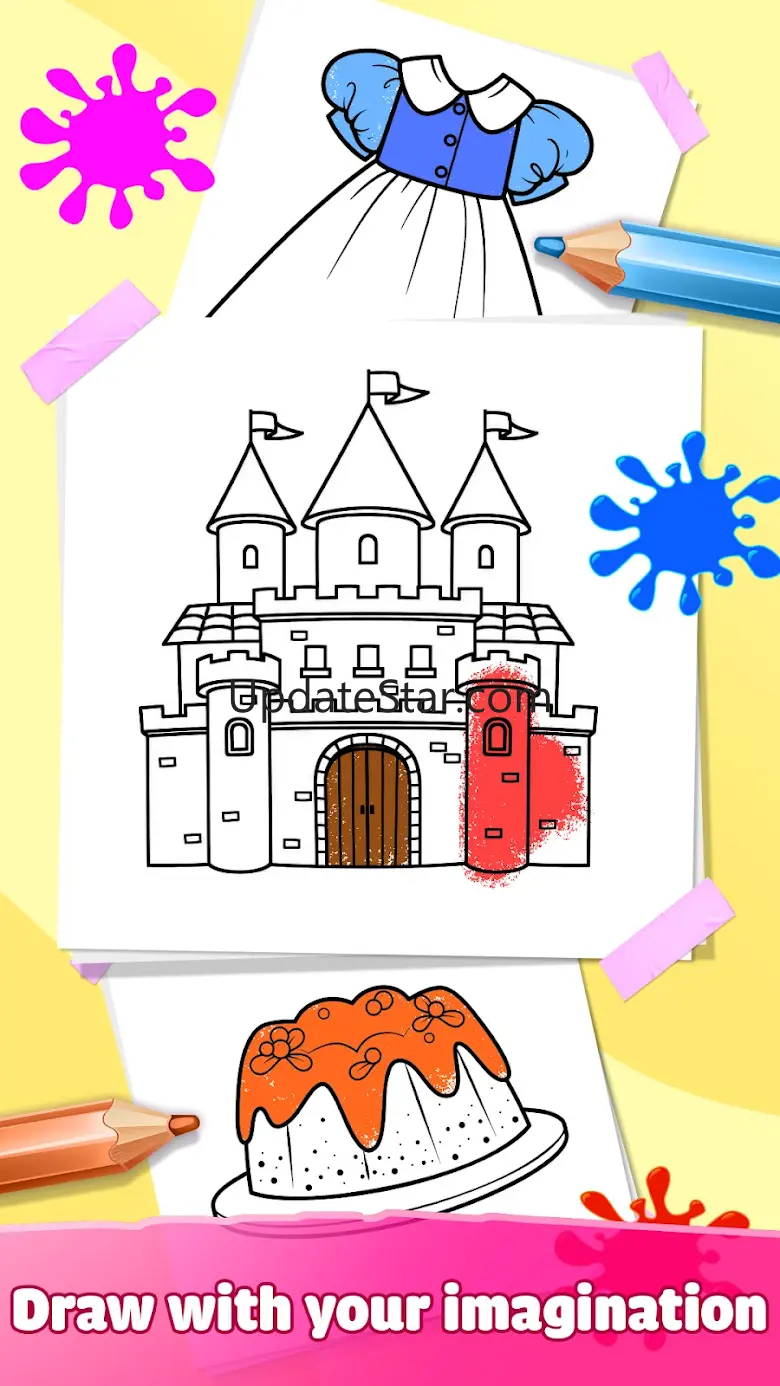 Princess Girl Coloring Games