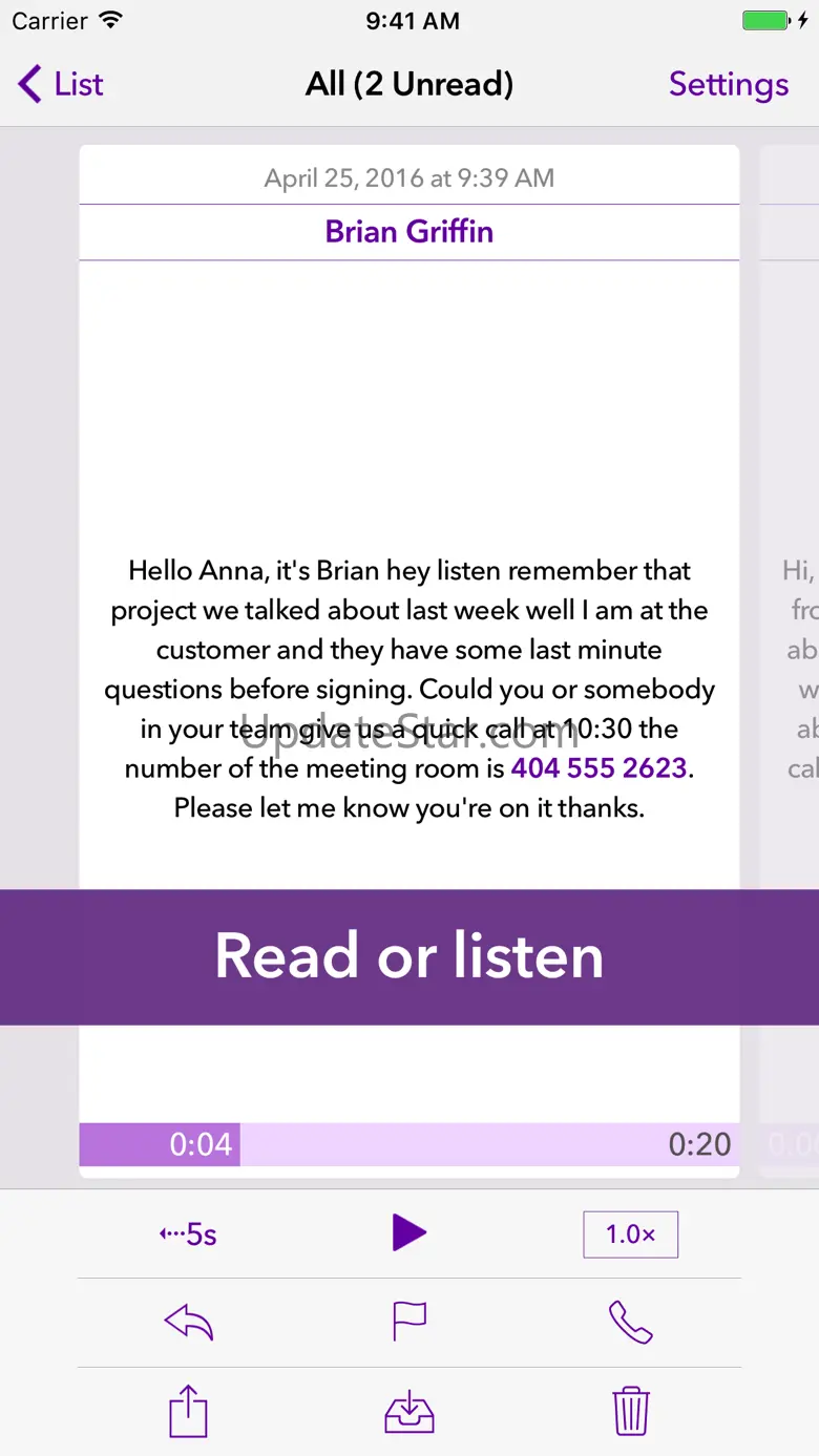 Answer Cloud Visual Voicemail 2.3.0