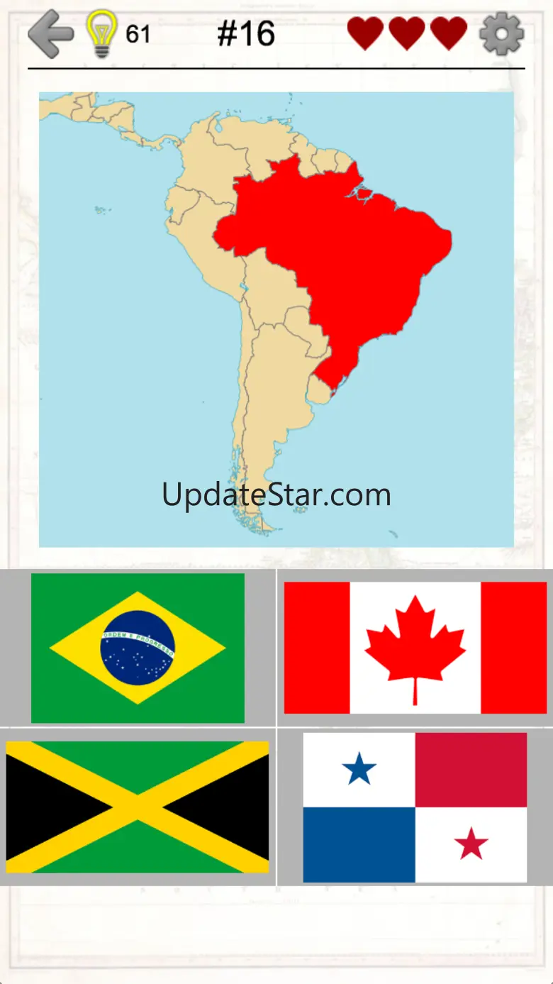 American Countries and Caribbean: Flags, Maps Quiz 2.0