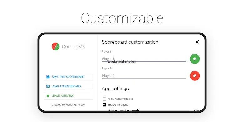 CounterVS 2 players scoreboard 2.1