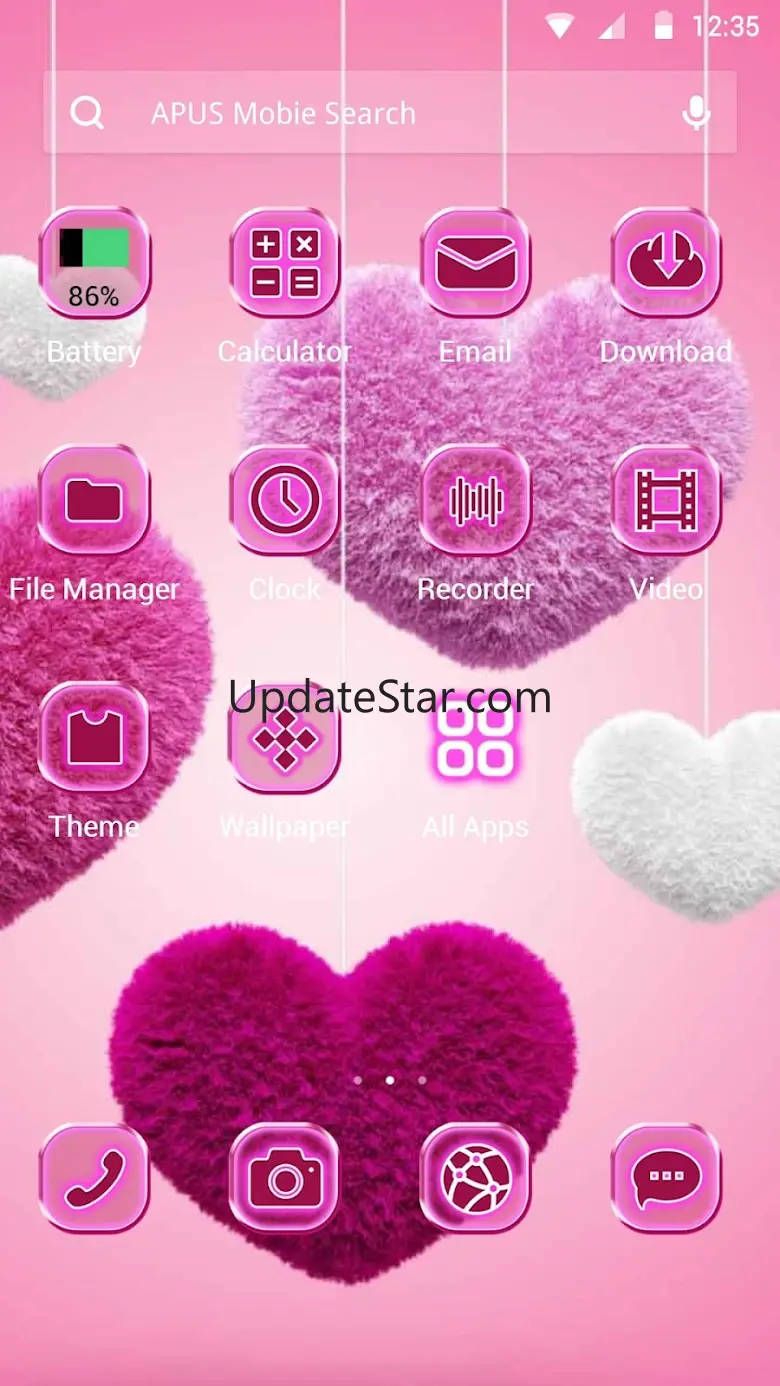 Closer Hearts theme for APUS 3