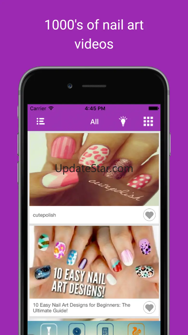 Nail art tutorial idea videos: Women beauty lesson 1.1.2