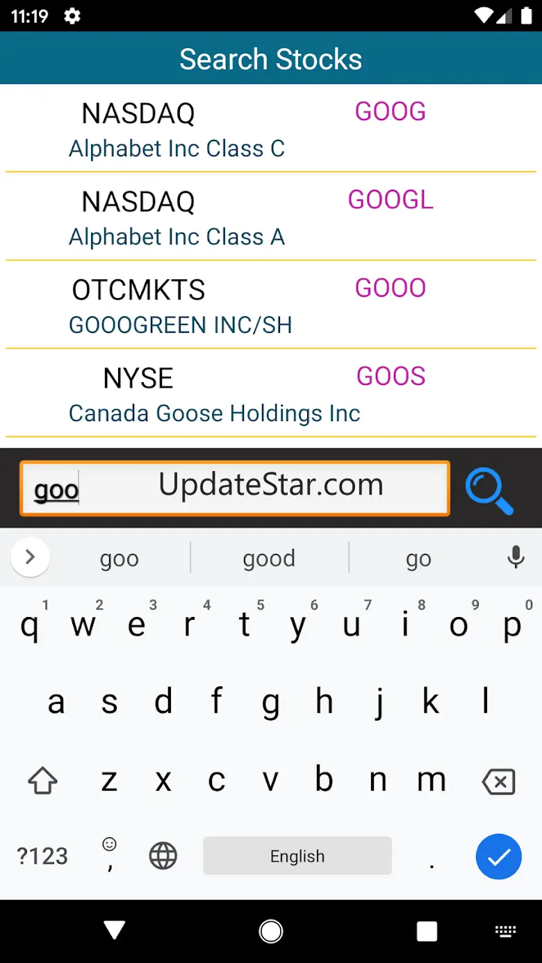 World Stocks, Live Stock Quote 1.8.6