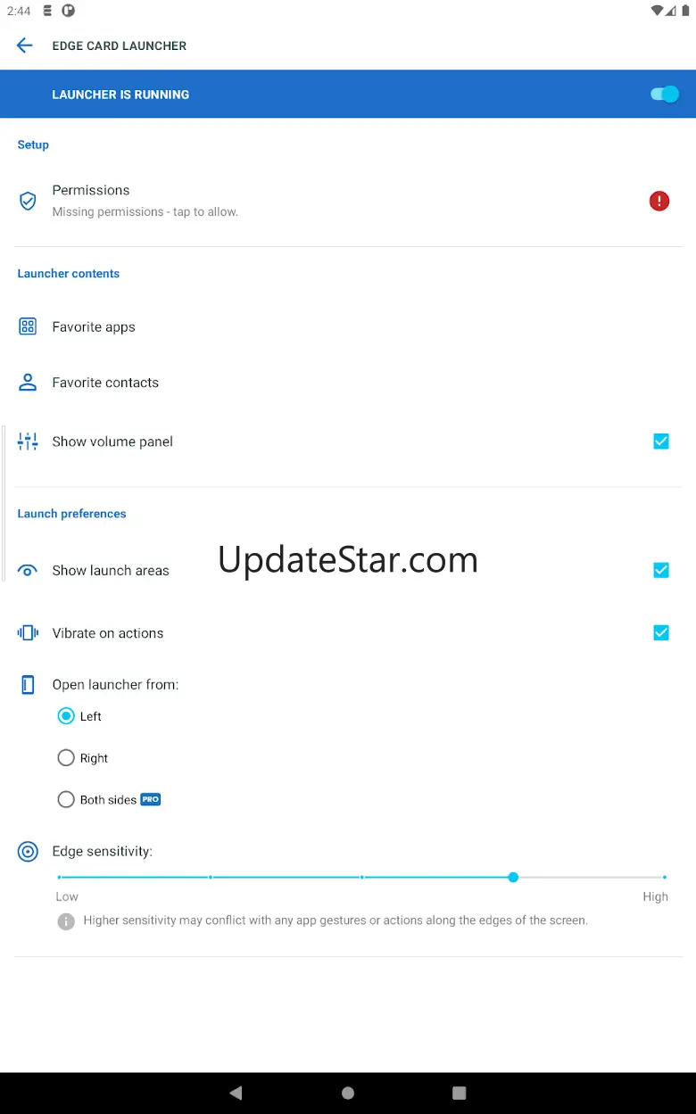 Edge Card Launcher: Side Panel 4.7.7