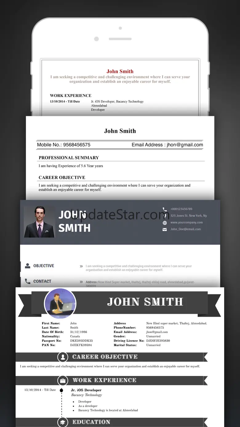 Resume Creator Pro CV Designer 2.4