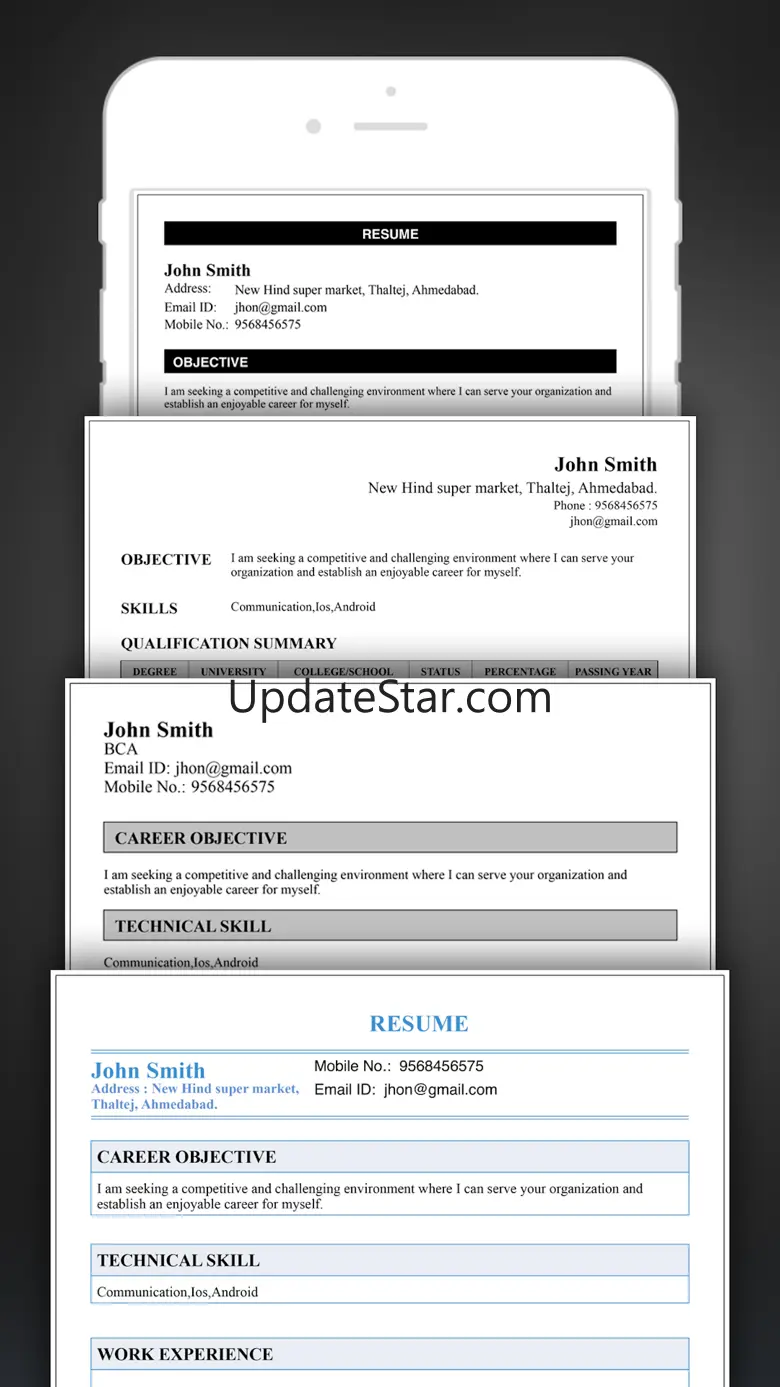 Resume Creator Pro CV Designer 2.4