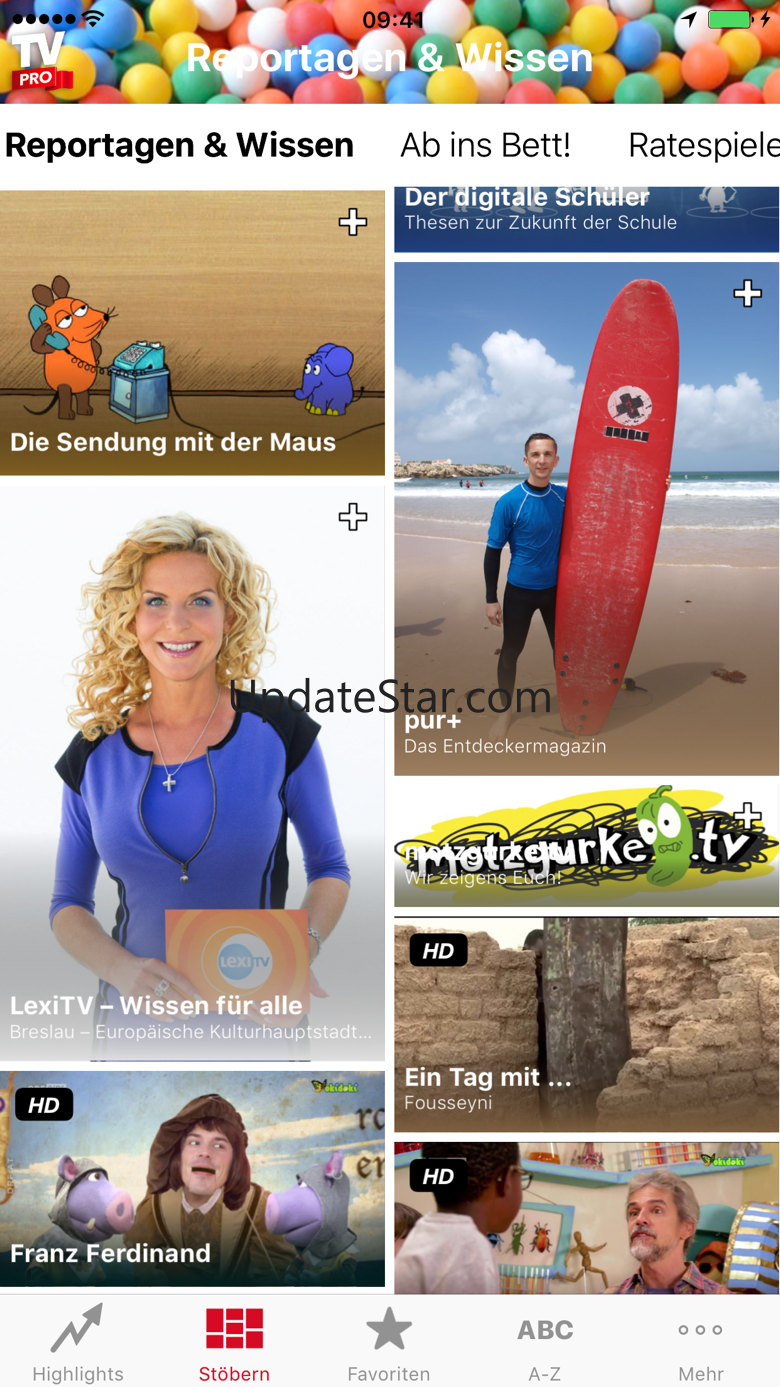 TV Pro Mediathek Kids · 1.8.10