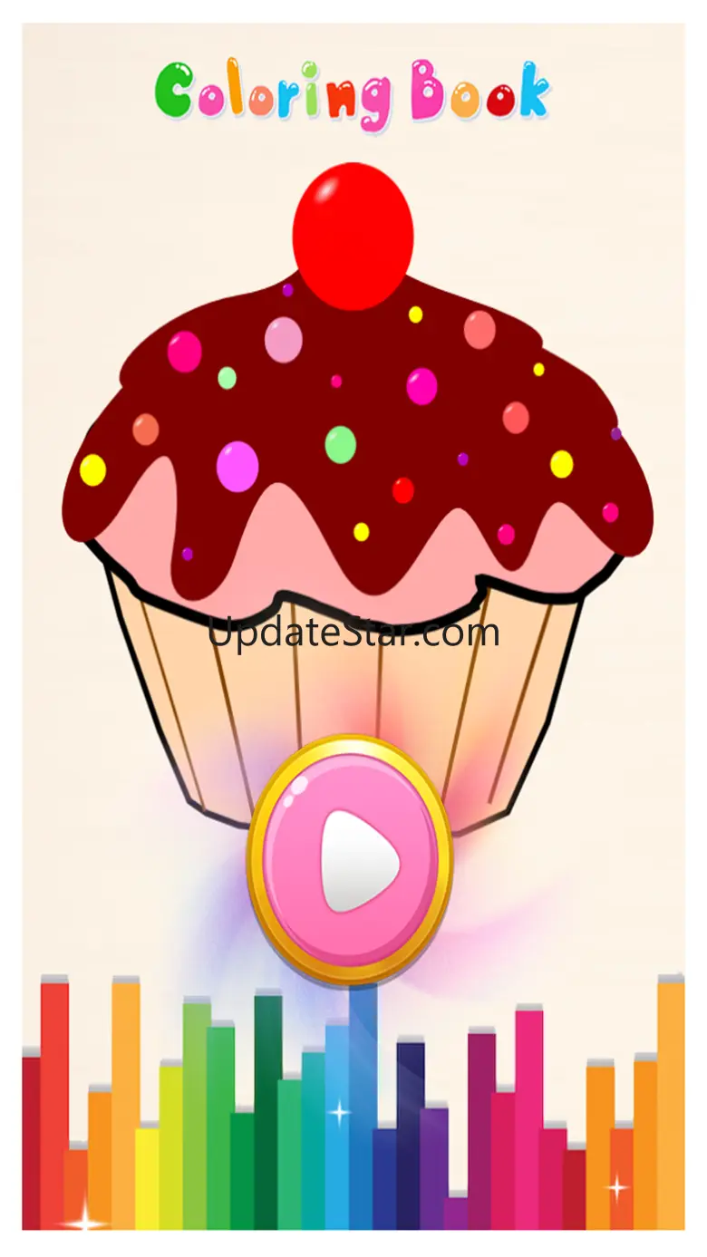 Cupcake Coloring Book - Draw Paint Kids Game 1.0.0