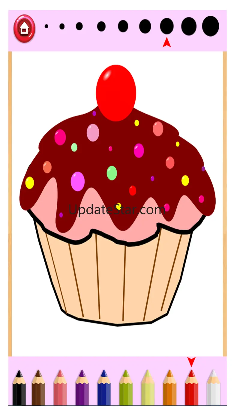 Cupcake Coloring Book - Draw Paint Kids Game 1.0.0