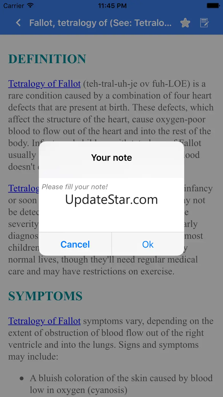 Disorder & Diseases Dictionary 7.6