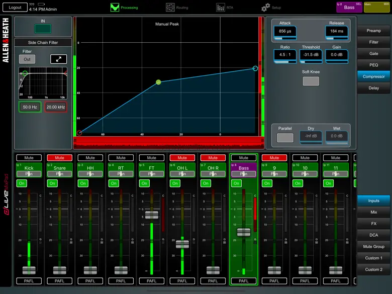 dLive MixPad 1.92