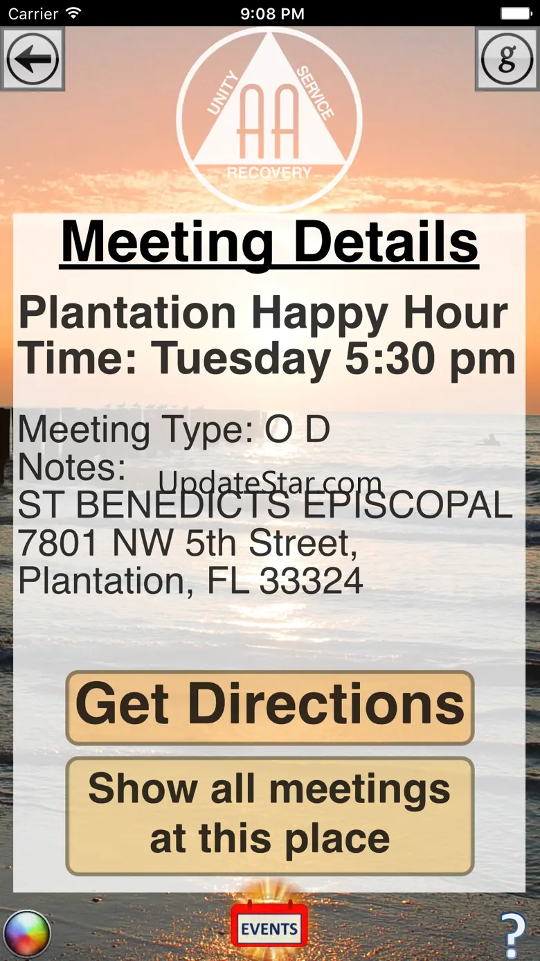 South Florida AA Meetings Version 1.08