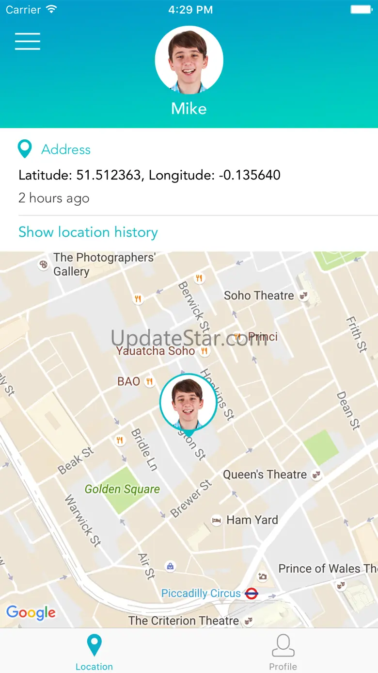 Family GPS tracker Locategy 1.52.1