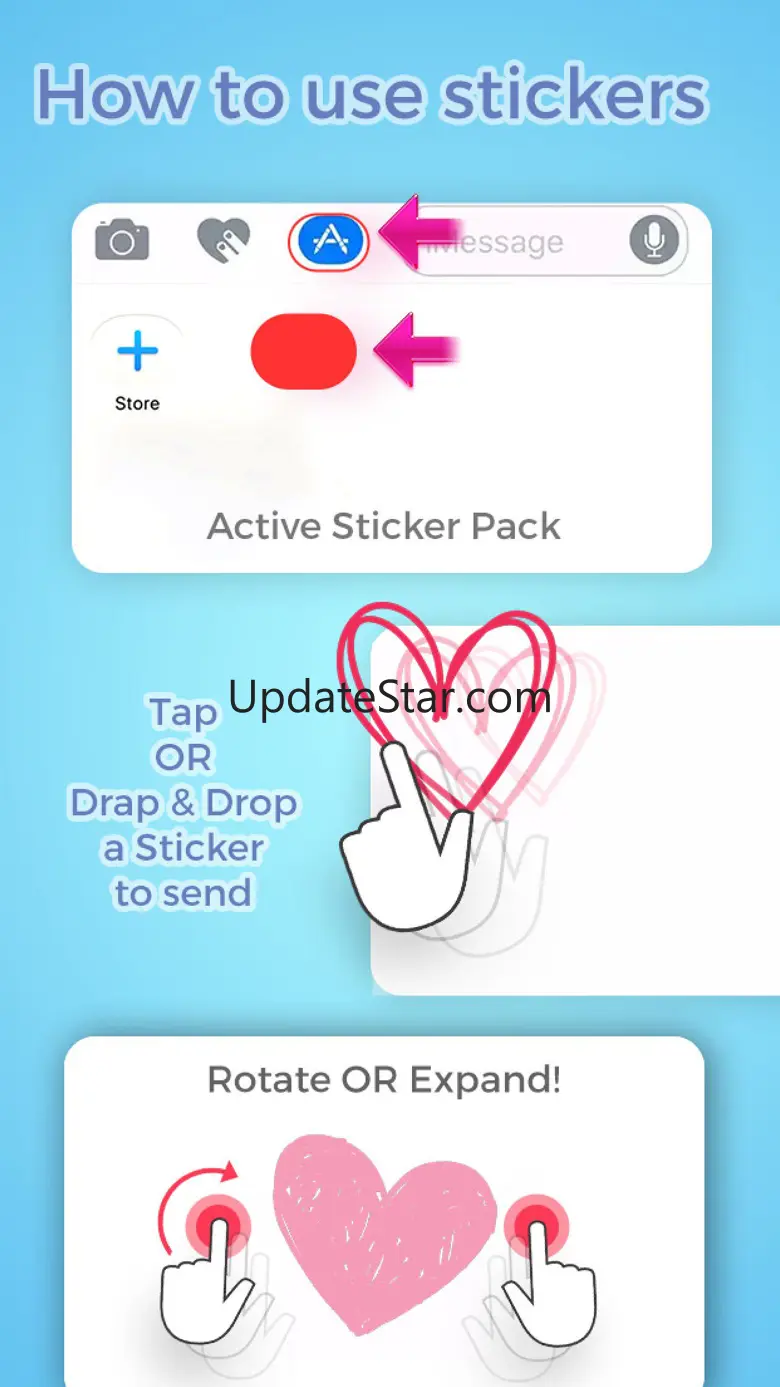 Heart Sketch Stickers 1.0