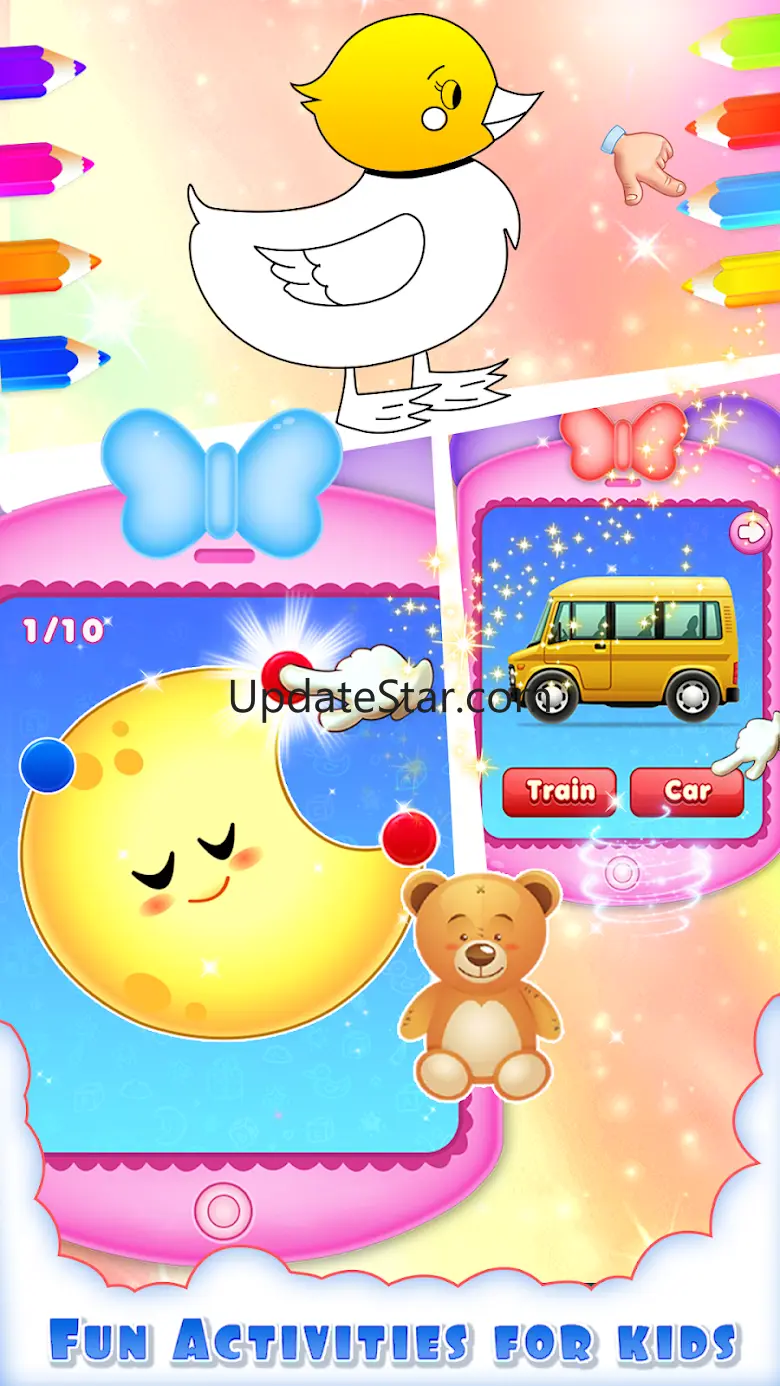 Princess toy phone call game