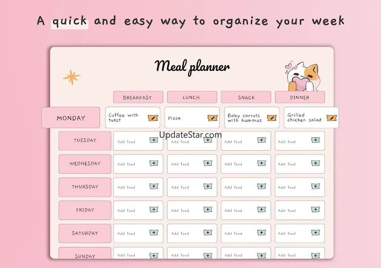 Meal Planner - Weekly Plan 1.1.3