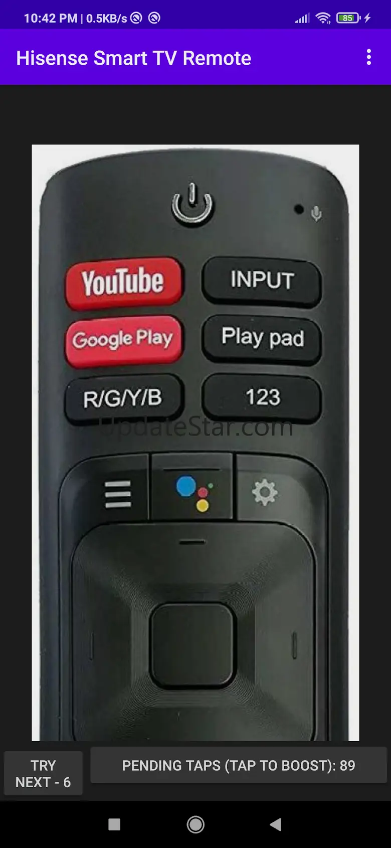 HiSense Smart TV Remote 2.0