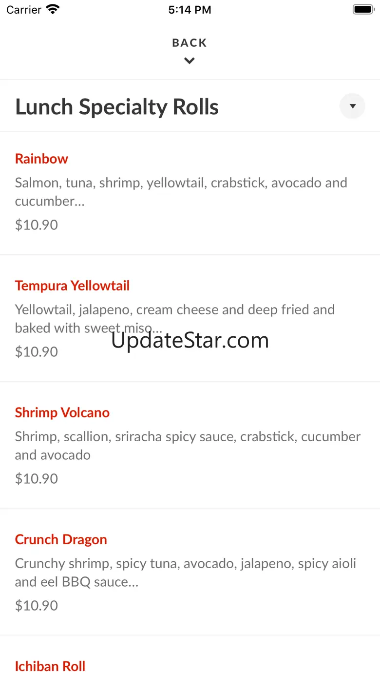 Sushi Rock Arlington 3.16.0