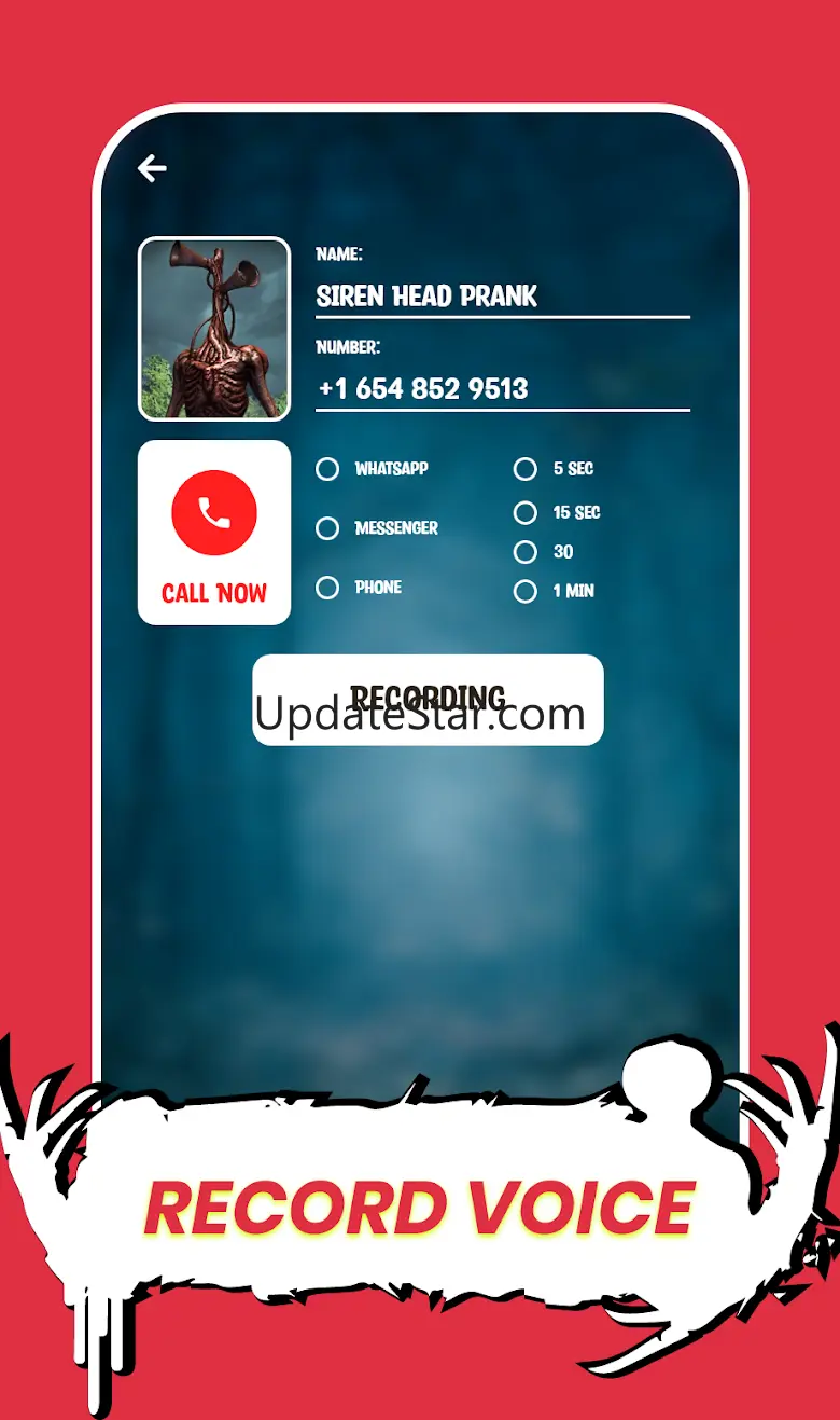 Siren Head Scary Prank Call