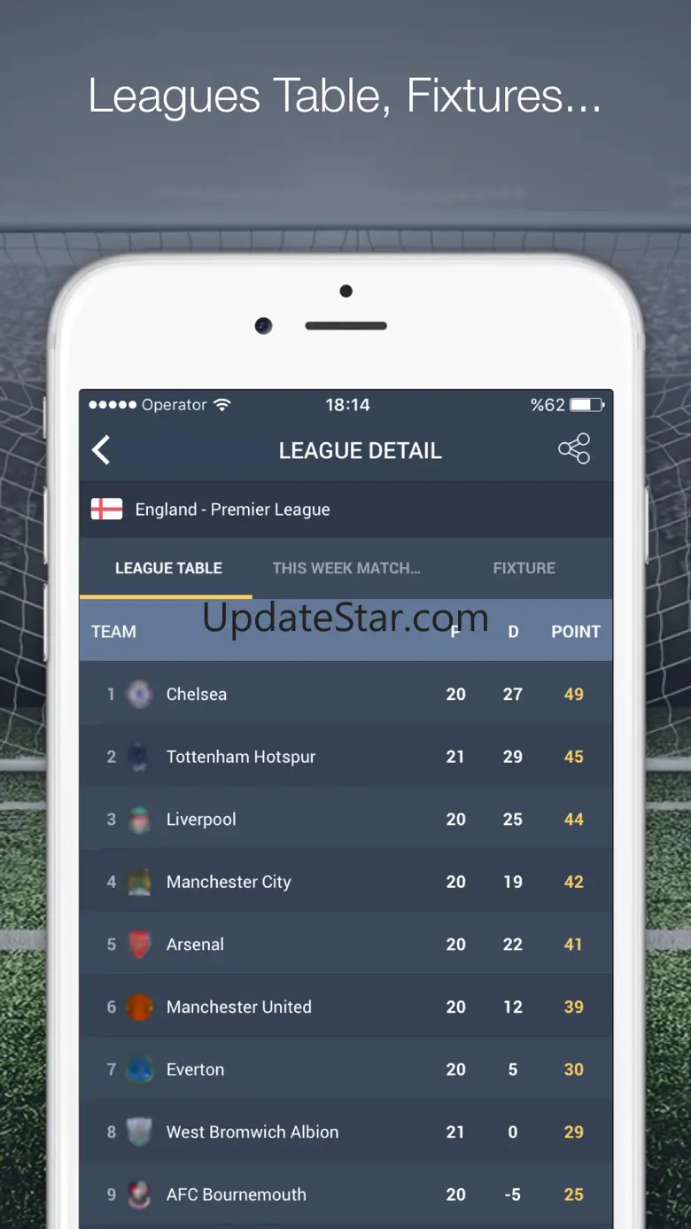 Super Score App :  livescores 3.4.3