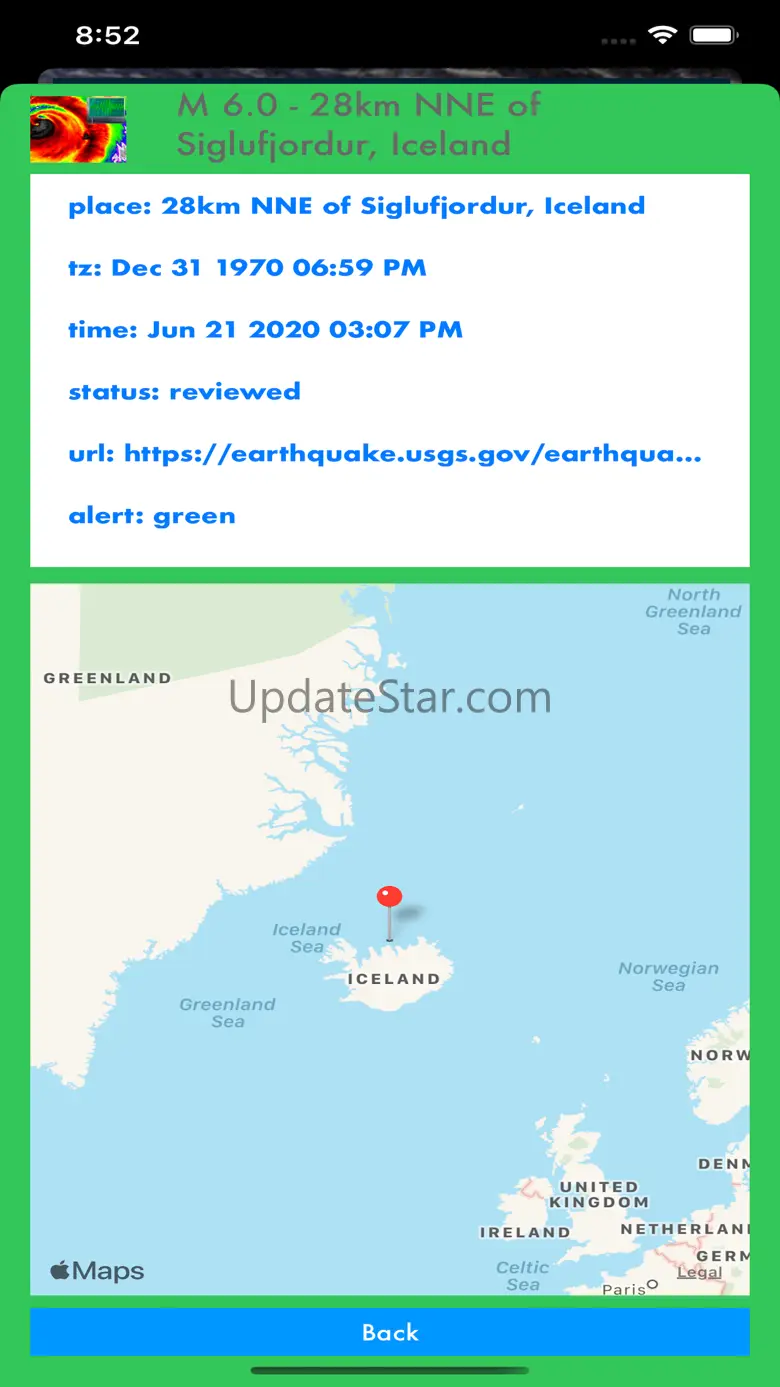 Instant USGS Earthquake Lite 23.73