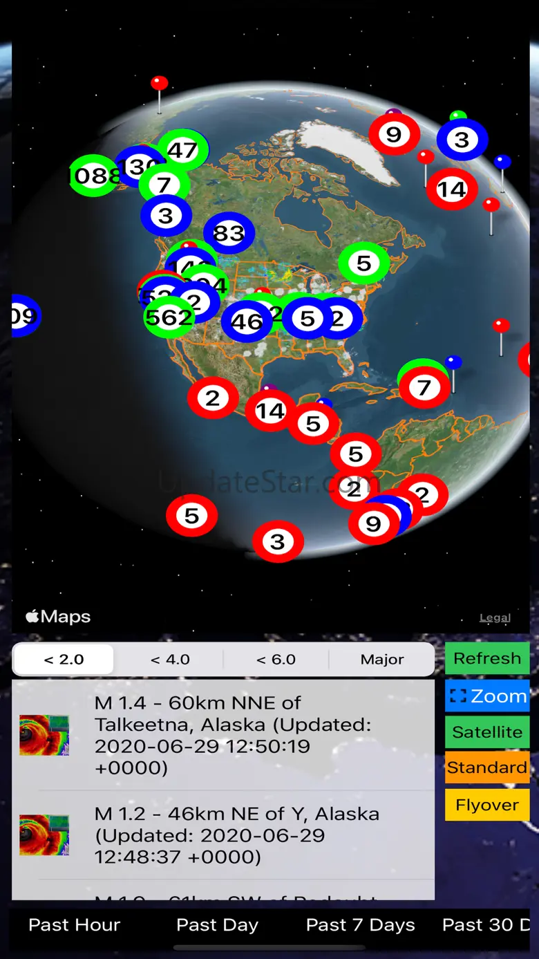 Instant USGS Earthquake Lite 23.73