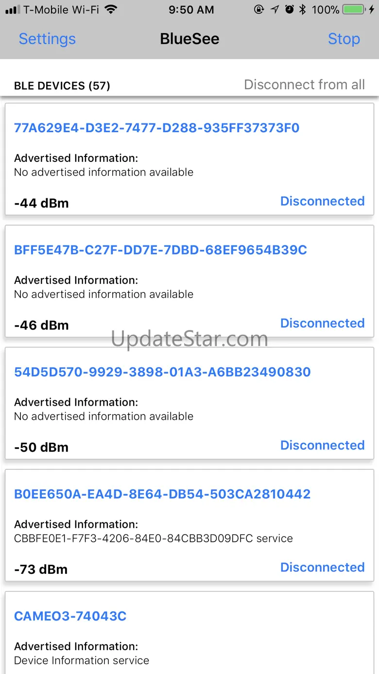 BlueSee BLE Debugger 1.66