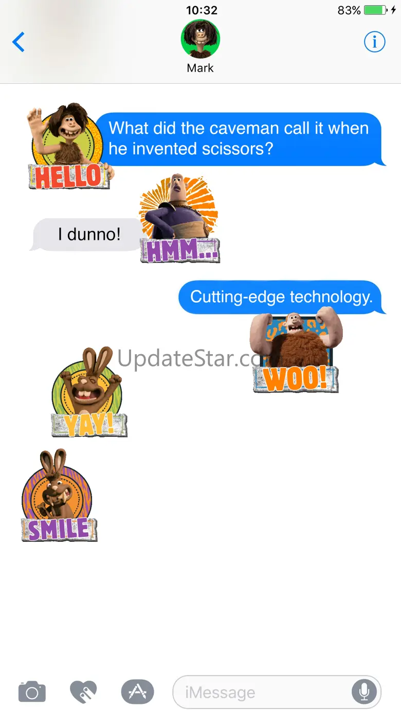 Early Man Stickers 1.1
