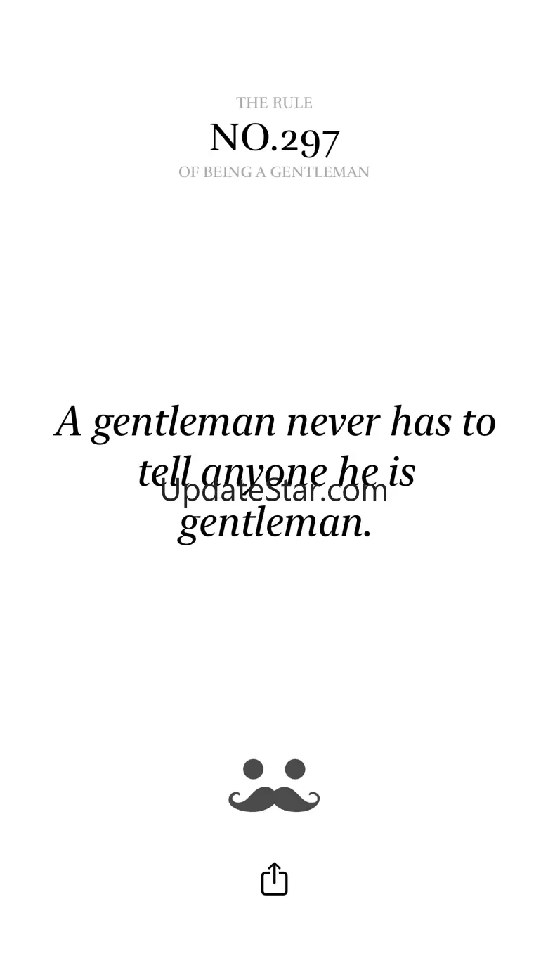The Rules of Being a Gentleman 2.1
