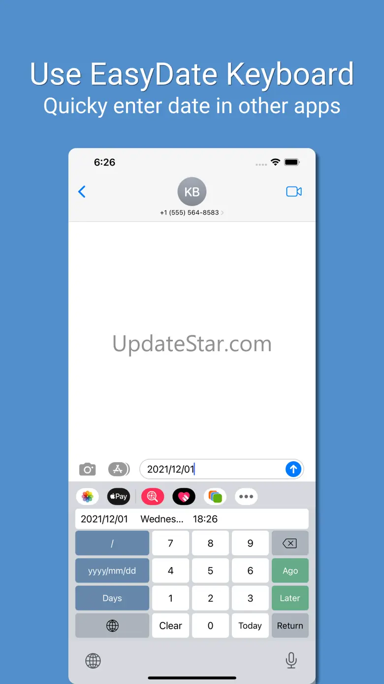 Easy Date Calculator, Keyboard 2.0.0