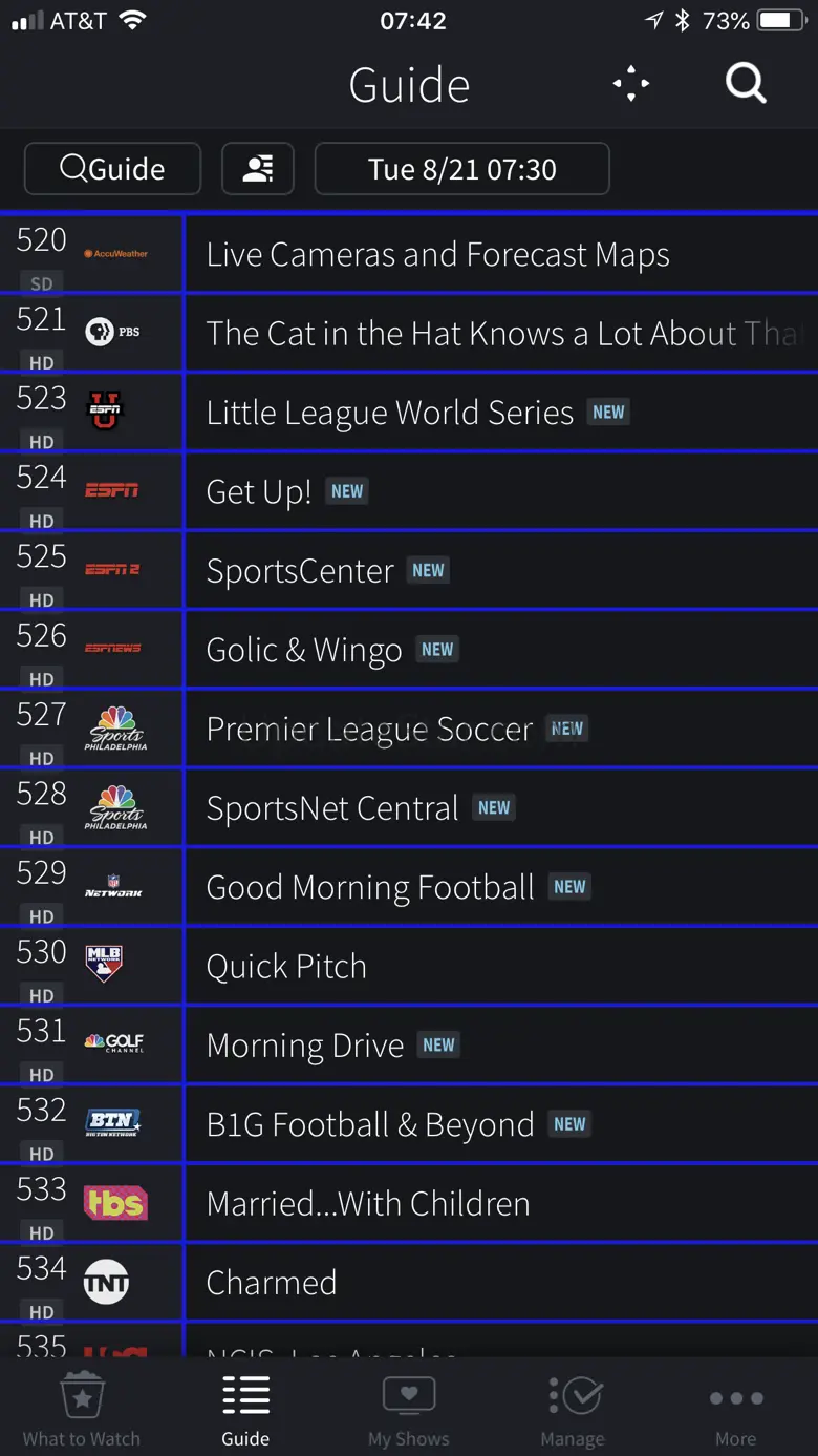 SE Next powered by Tivo 4.9