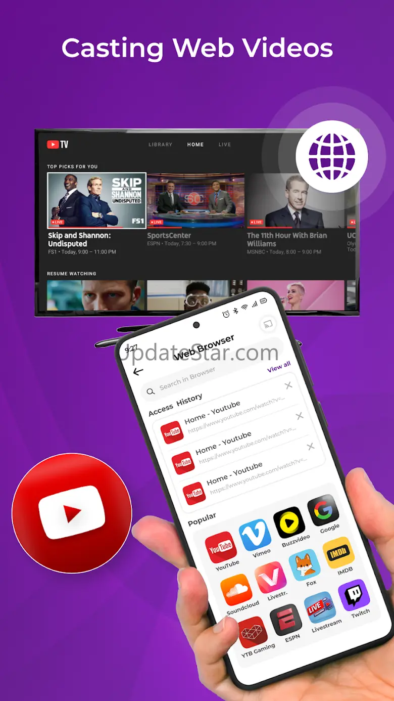 Cast for Roku | Screen Mirror 2.1.0