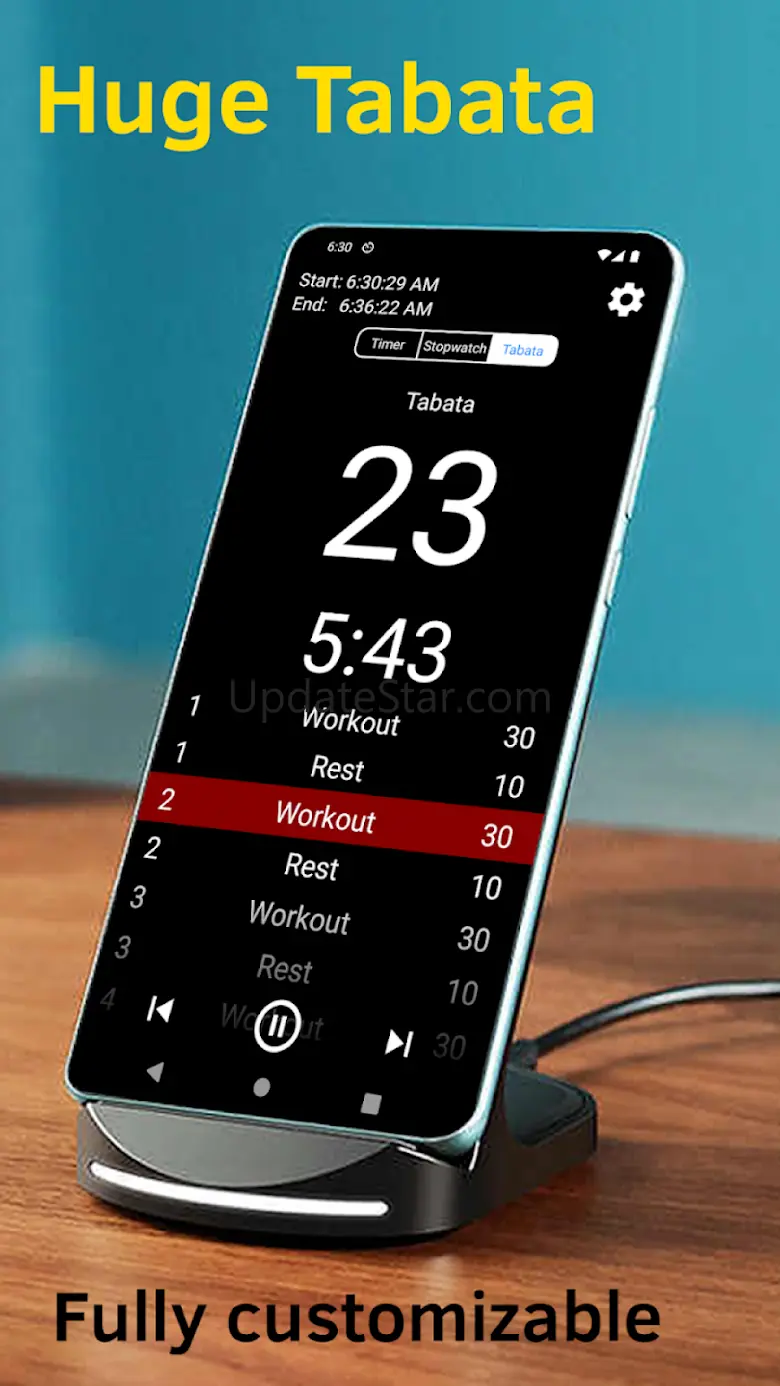 Huge Timer Stopwatch Tabata 2.1.3