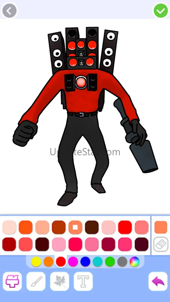 Titan Speaker Man Coloring 3.0