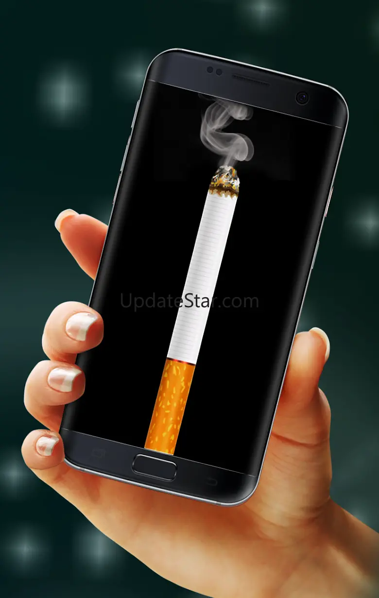 Cigarette in phone (PRANK) 2.0