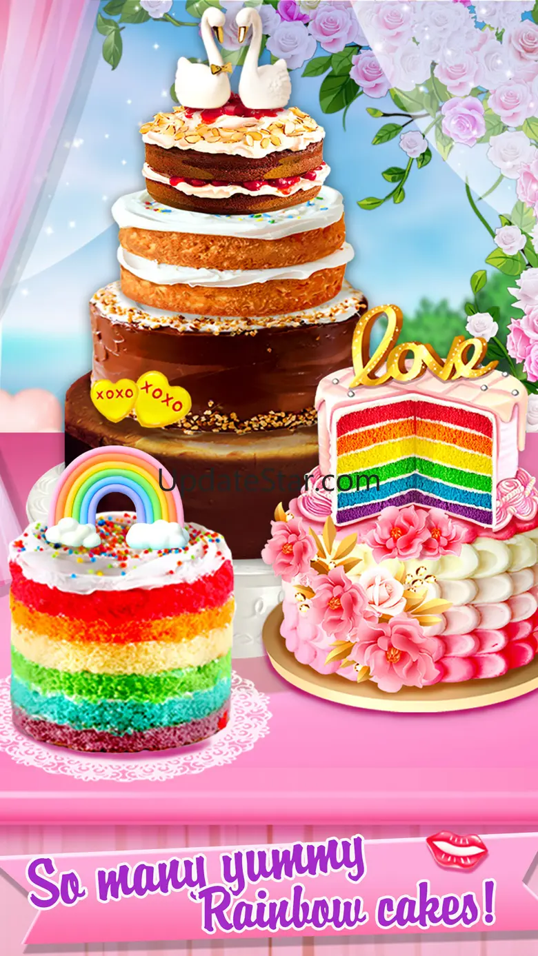 Wedding Rainbow Cake 1.3