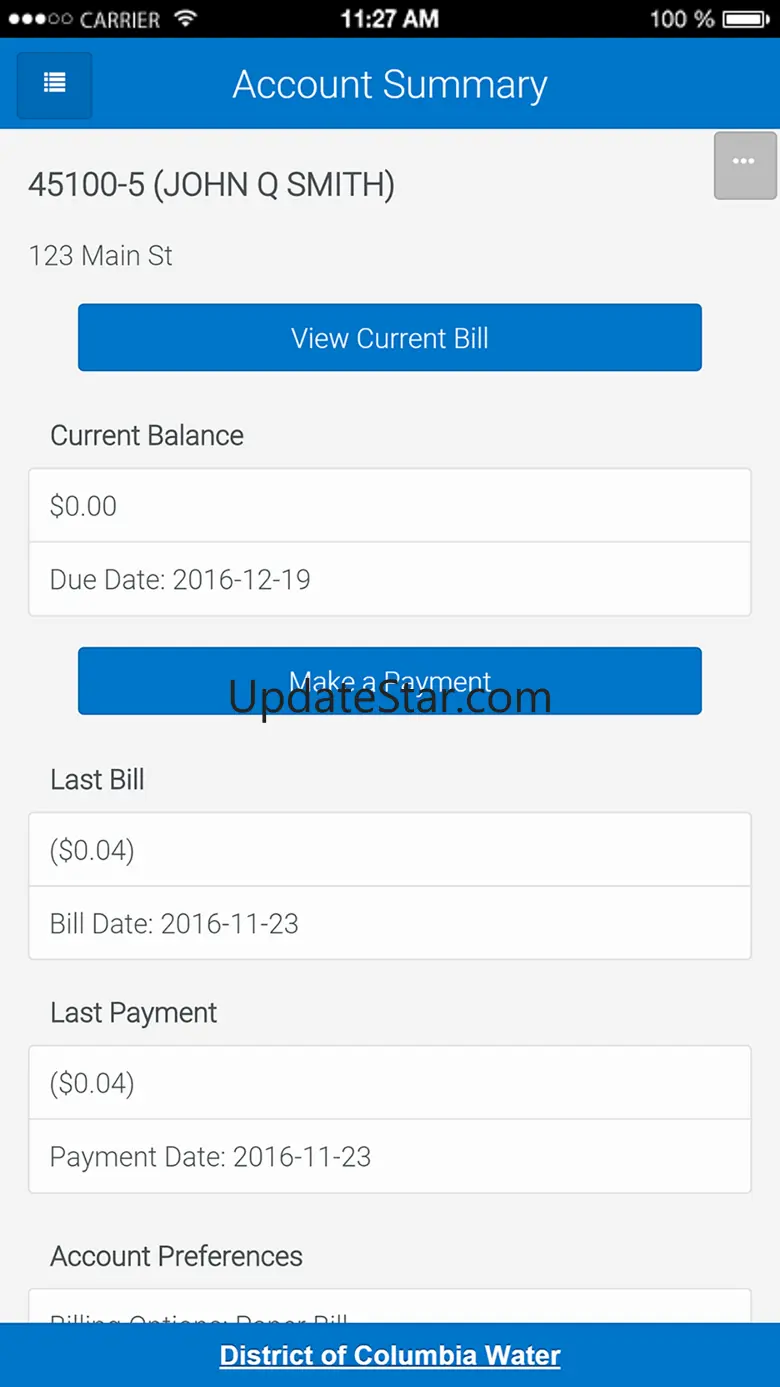 My DC Water 1.3.2