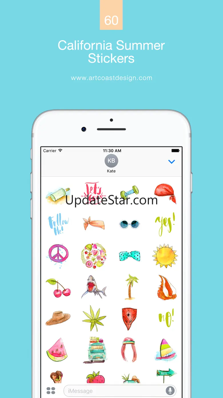 California Summer Stickers 1.3